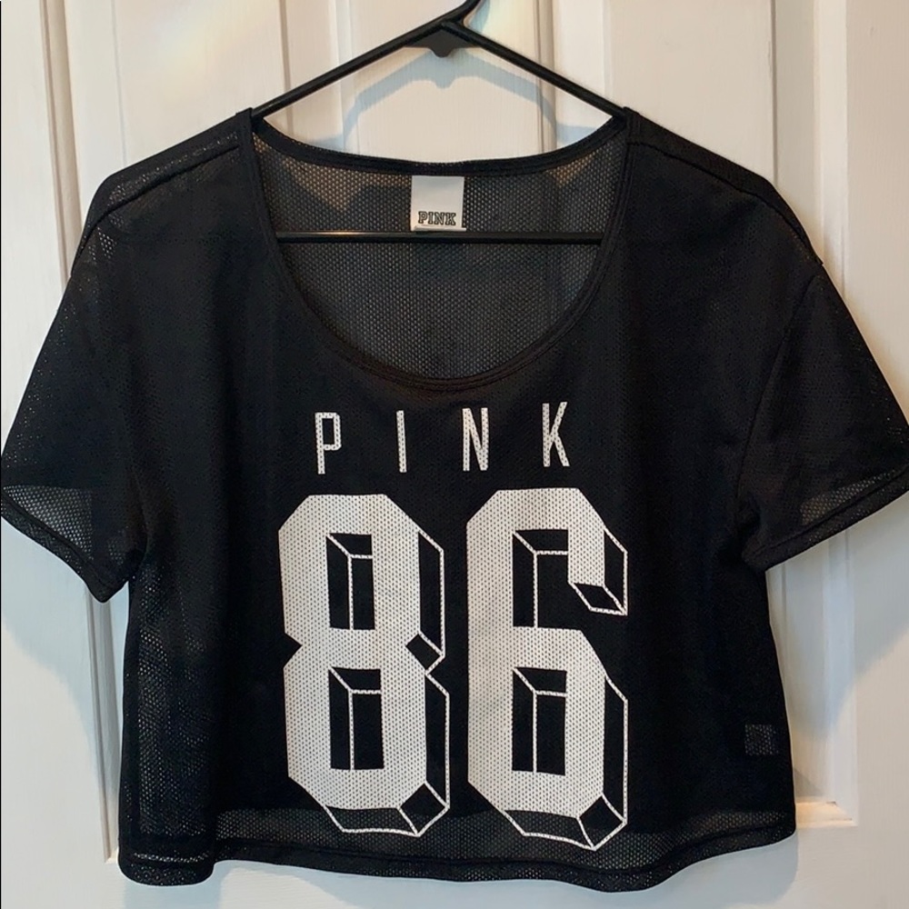 Victoria Secret Pink Mesh Crop Top